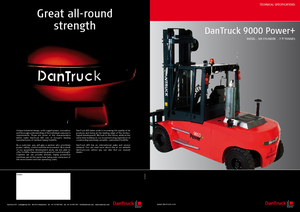 Stivuitoare frontale diesel DanTruck 9696 Power +