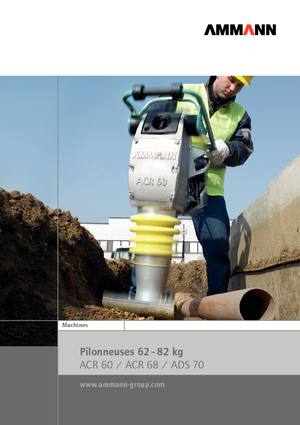 Maiuri compactoare pe benzină și Diesel Ammann ATR 60 C