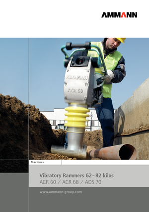 Maiuri compactoare pe benzină și Diesel Ammann ATR 60 C