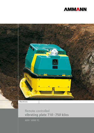 Plăci compactoare reversibile Ammann AVH 1000 TC