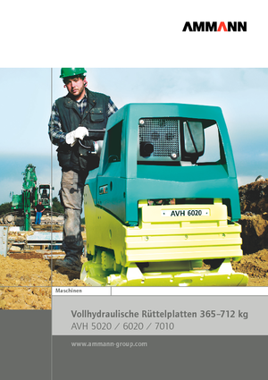Plăci compactoare reversibile Ammann APH 5020
