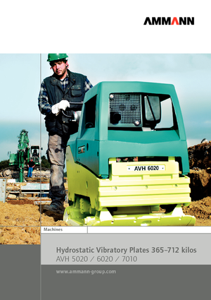 Plăci compactoare reversibile Ammann APH 5020