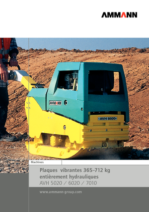 Plăci compactoare reversibile Ammann APH 5020