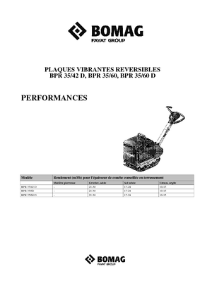 Plăci compactoare reversibile Bomag BPR 35/60 D