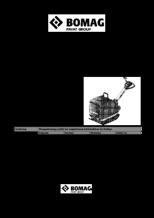 Plăci compactoare reversibile Bomag BPR 50/55 D