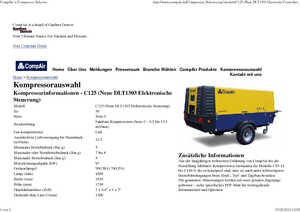 Compresoare de aer portabile - diesel, electrice, pe benzină CompAir C 125