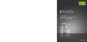 Stivuitoare frontale diesel Clark C 15 D