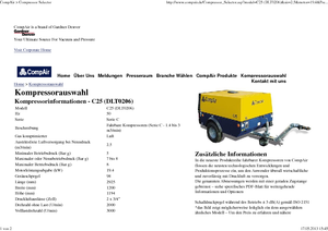 Compresoare de aer portabile - diesel, electrice, pe benzină CompAir C 25