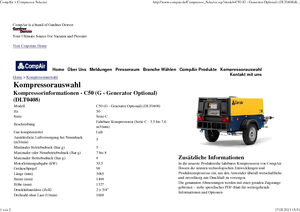 Compresoare de aer portabile - diesel, electrice, pe benzină CompAir C 50