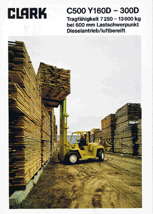 Stivuitoare frontale diesel Clark C 500-ys-250 D