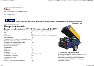 Compresoare de aer portabile - diesel, electrice, pe benzină CompAir C 76