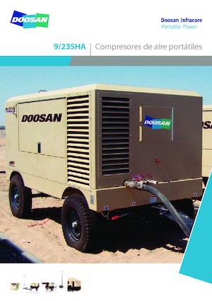 Compresoare de aer portabile - diesel, electrice, pe benzină Doosan 9/235 HA 