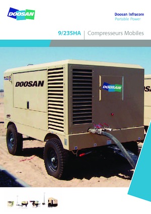 Compresoare de aer portabile - diesel, electrice, pe benzină Doosan 9/235 HA 