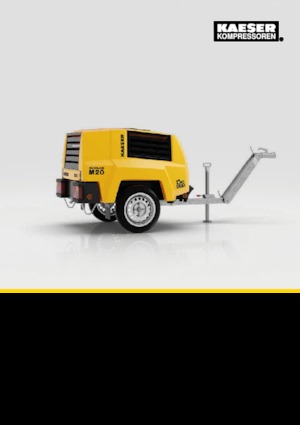 Compresoare de aer portabile - diesel, electrice, pe benzină Kaeser Mobilair M 20 PE