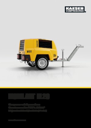 Compresoare de aer portabile - diesel, electrice, pe benzină Kaeser Mobilair M 20 PE