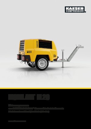 Compresoare de aer portabile - diesel, electrice, pe benzină Kaeser Mobilair M 20 PE