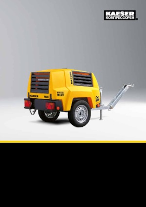 Compresoare de aer portabile - diesel, electrice, pe benzină Kaeser Mobilair M 20 PE