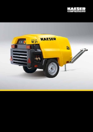 Compresoare de aer portabile - diesel, electrice, pe benzină Kaeser Mobilair M 27 PE G 6,5 kVA