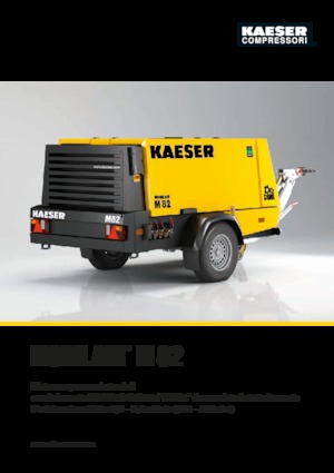 Compresoare de aer portabile - diesel, electrice, pe benzină Kaeser Mobilair M 82 G 8,5 kVA