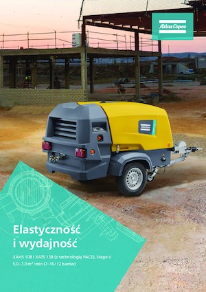 Compresoare de aer portabile - diesel, electrice, pe benzină Atlas Copco XAHS 108 Kd