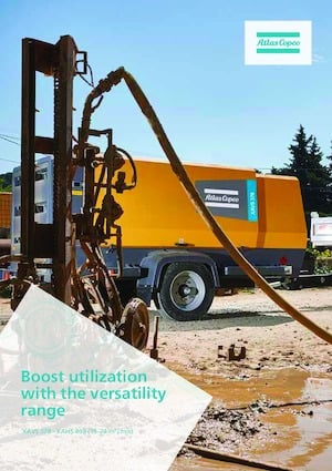 Compresoare de aer portabile - diesel, electrice, pe benzină Atlas Copco XAHS 408 CD