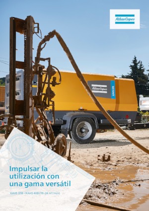 Compresoare de aer portabile - diesel, electrice, pe benzină Atlas Copco XAHS 408 CD