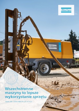 Compresoare de aer portabile - diesel, electrice, pe benzină Atlas Copco XAHS 408 CD