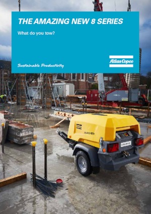 Compresoare de aer portabile - diesel, electrice, pe benzină Atlas Copco XAS 48 KdG 12 kVA