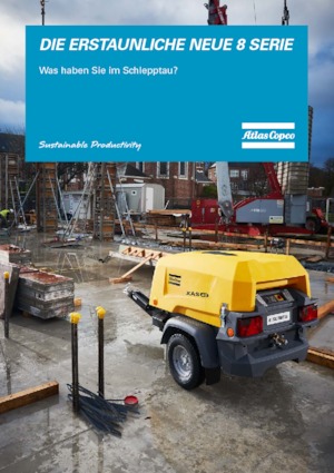 Compresoare de aer portabile - diesel, electrice, pe benzină Atlas Copco XAS 68 KdG 6 kVA