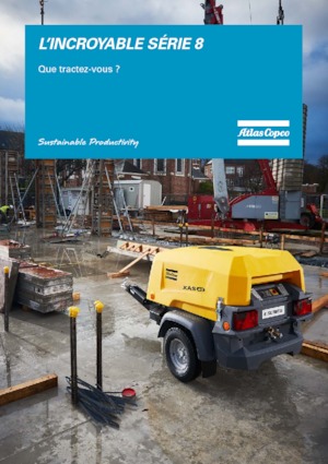 Compresoare de aer portabile - diesel, electrice, pe benzină Atlas Copco XAS 68 KdG 6 kVA