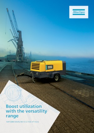 Compresoare de aer portabile - diesel, electrice, pe benzină Atlas Copco XATS 288 Jd DPF