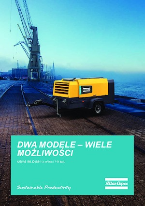 Compresoare de aer portabile - diesel, electrice, pe benzină Atlas Copco XAVS 186 Jd