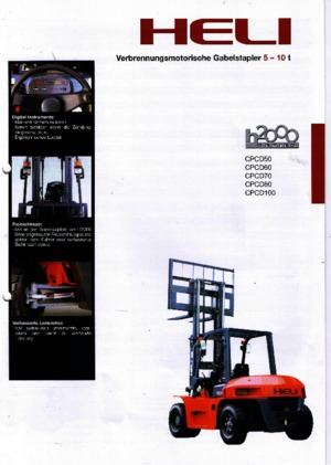 Stivuitoare frontale diesel Heli CPCD 100 W