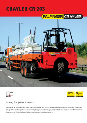 Stivuitoare montate pe camion Diesel Palfinger CR 203