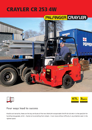 Stivuitoare montate pe camion Diesel Palfinger CR 253 4W