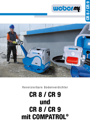 Plăci compactoare reversibile weber mt CR 9 