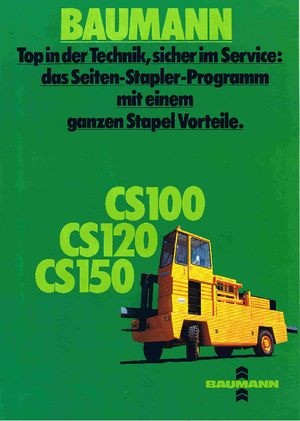 Încărcătoare laterale Diesel Baumann CS 100/16/35