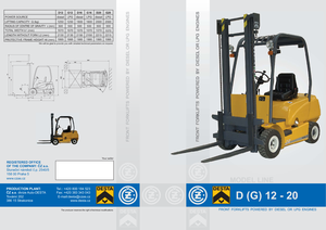 Stivuitoare frontale diesel Desta D 12