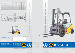 Stivuitoare frontale diesel Desta D 25