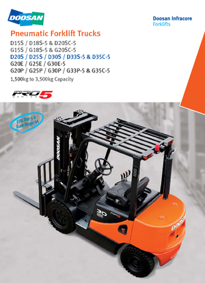 Stivuitoare frontale diesel Doosan D 35 C 5