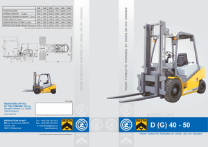 Stivuitoare frontale diesel Desta D 40