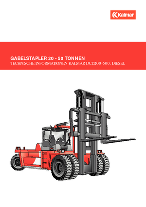 Stivuitoare frontale diesel Kalmar DCD370-12