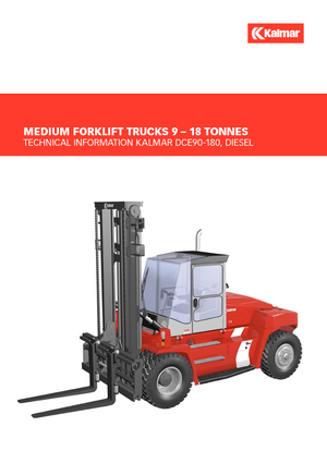 Stivuitoare frontale diesel Kalmar DCE 90-6