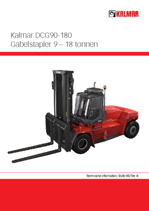 Stivuitoare frontale diesel Kalmar DCG 160-9