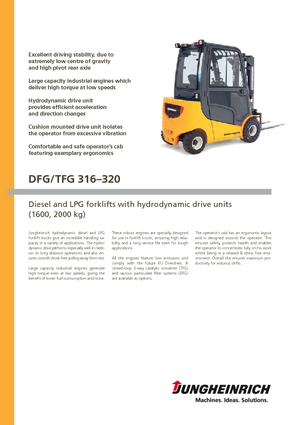 Stivuitoare frontale diesel Jungheinrich DFG 320