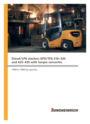 Stivuitoare frontale diesel Jungheinrich DFG 320s