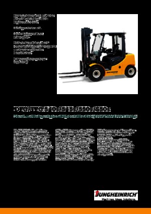 Stivuitoare frontale diesel Jungheinrich DFG 550s