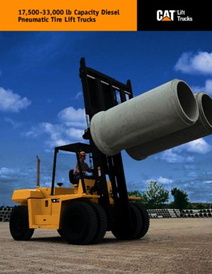 Stivuitoare frontale diesel Caterpillar DP80