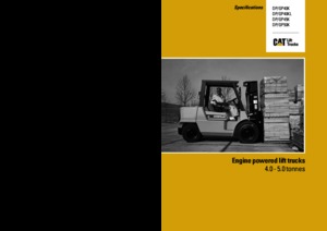 Stivuitoare frontale diesel Caterpillar DP40K