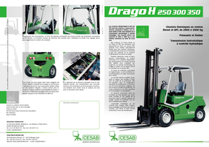 Stivuitoare frontale diesel Cesab Drago 350 H